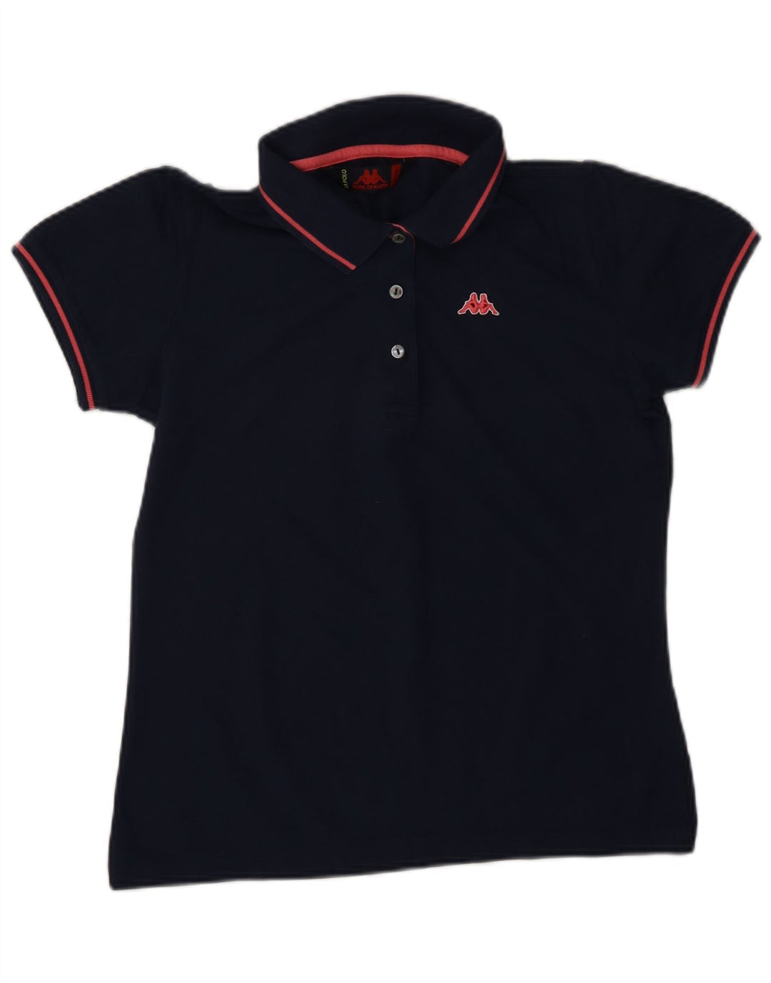 Camisa polo feminina KAPPA UK 12 algodão azul marinho médio