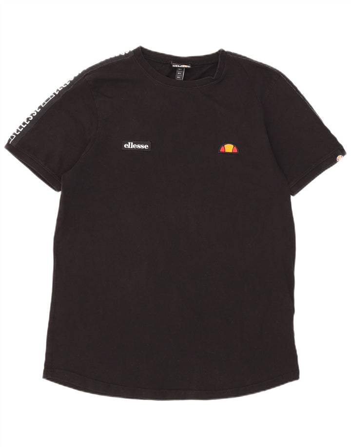 Camiseta Ellesse masculina gráfica grande preta