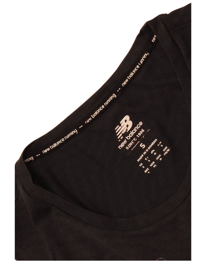 New Balance Colete Gráfico Masculino Top Pequeno Preto