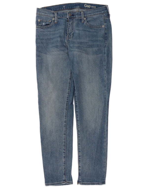 Jeans skinny feminino Gap W28 L28 algodão azul