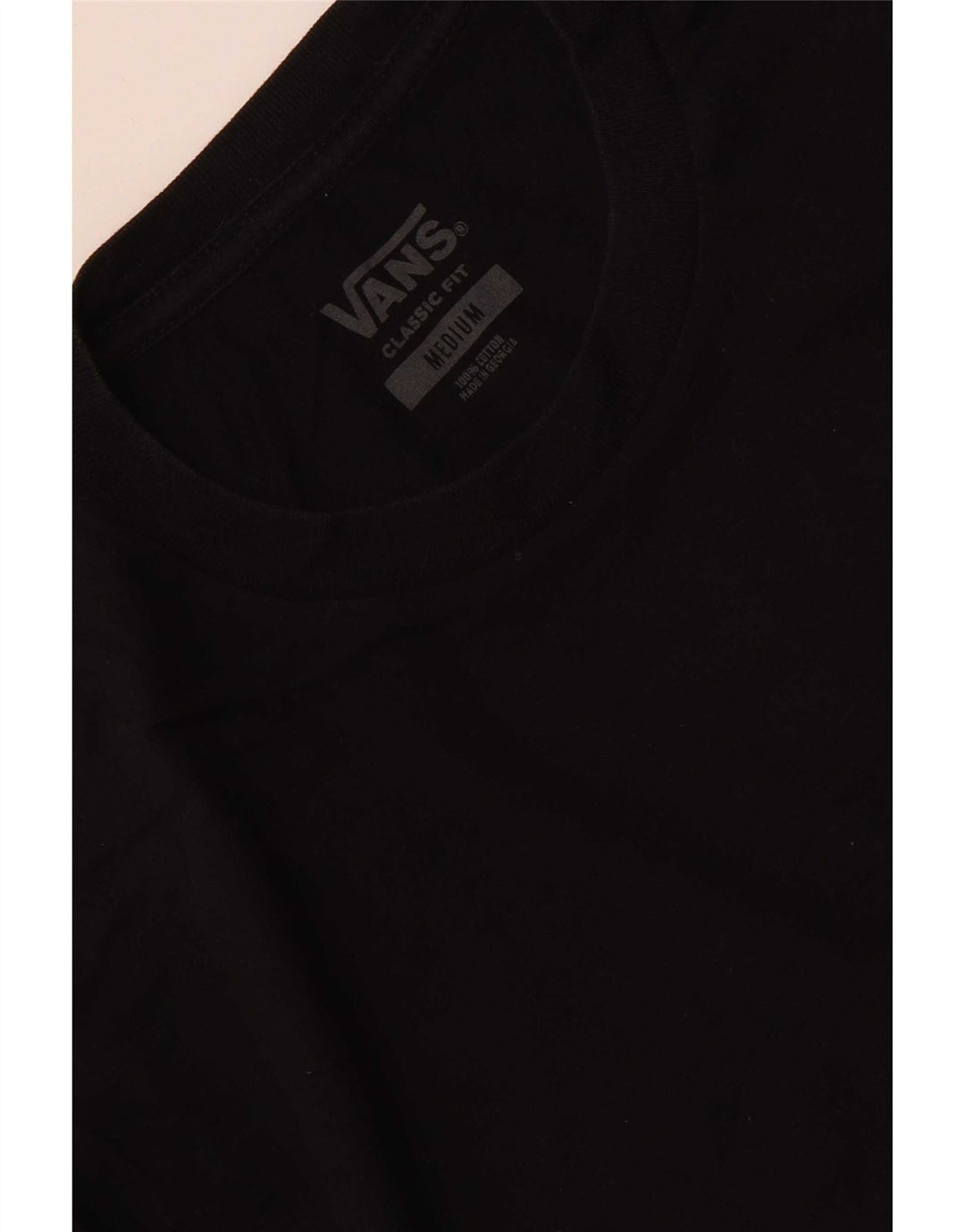 Camiseta Vans Masculina Classic Fit Top Médio Algodão Preto