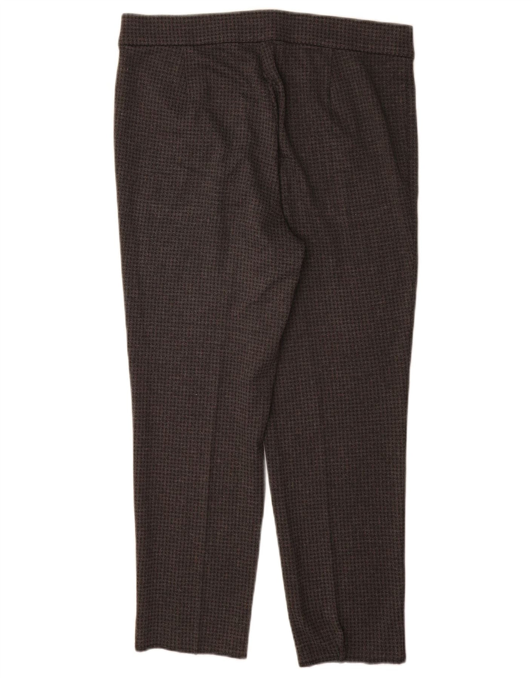 Calças cortadas femininas Marks & Spencer UK 14 grandes W32 L26 cinza