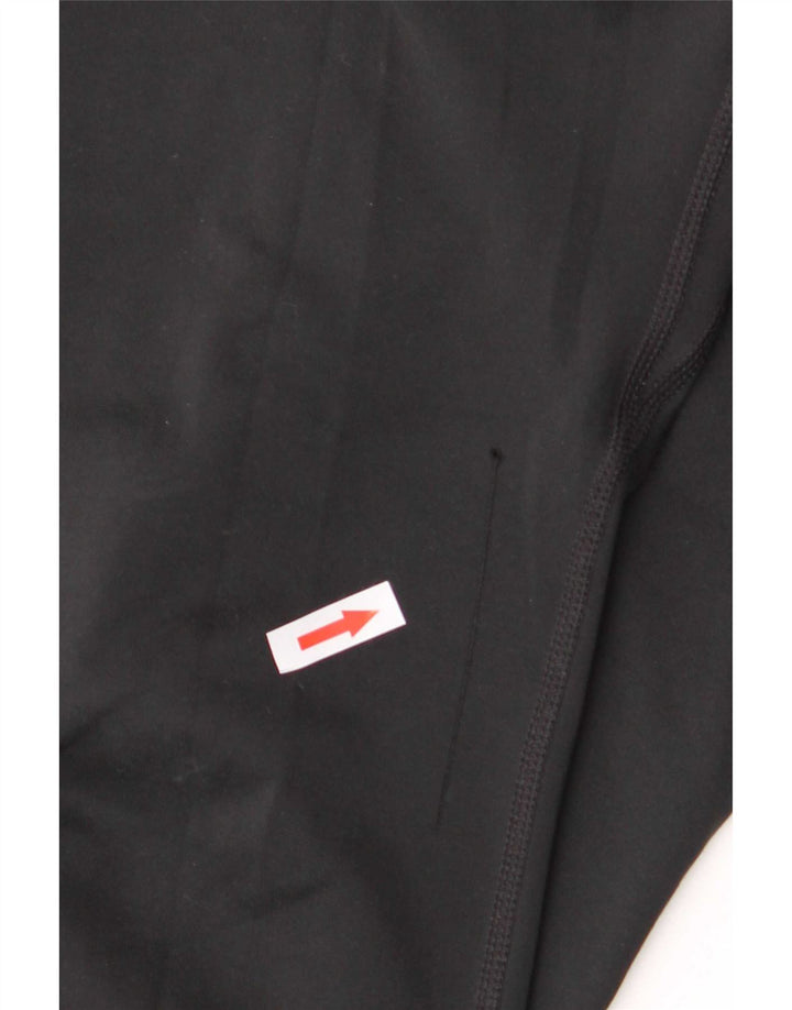 Nike Womens Graphic Leggings UK 10 Pequeno Poliéster Preto