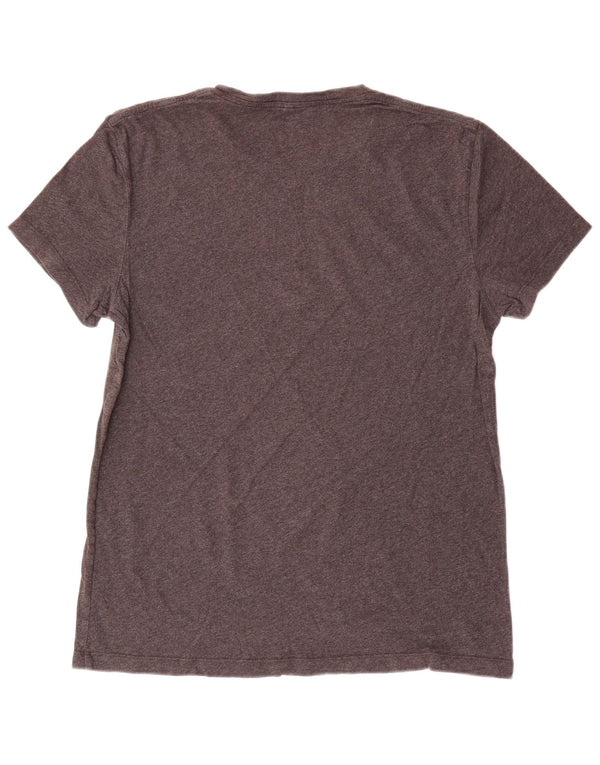 Camiseta masculina Jack Wills top pequeno algodão cinza