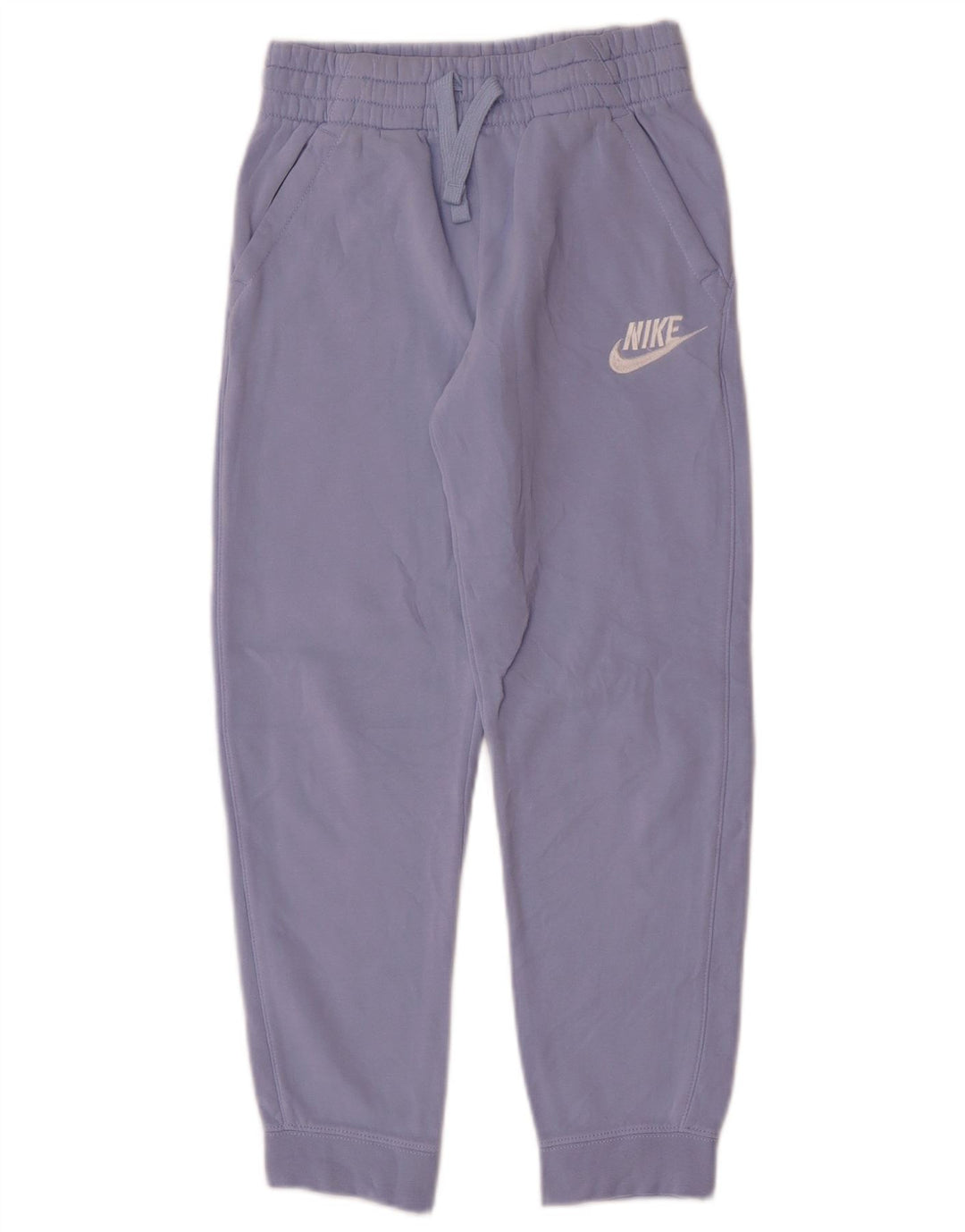 Nike meninos calças de treino joggers 10-11 anos médio azul algodão