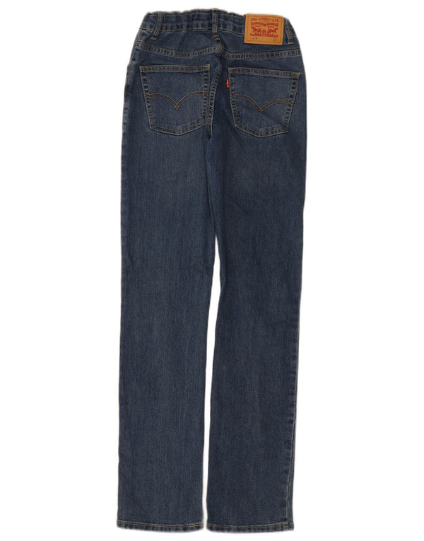 Levi's Boys Slim Jeans 13-14 Anos W26 L30 Azul Algodão