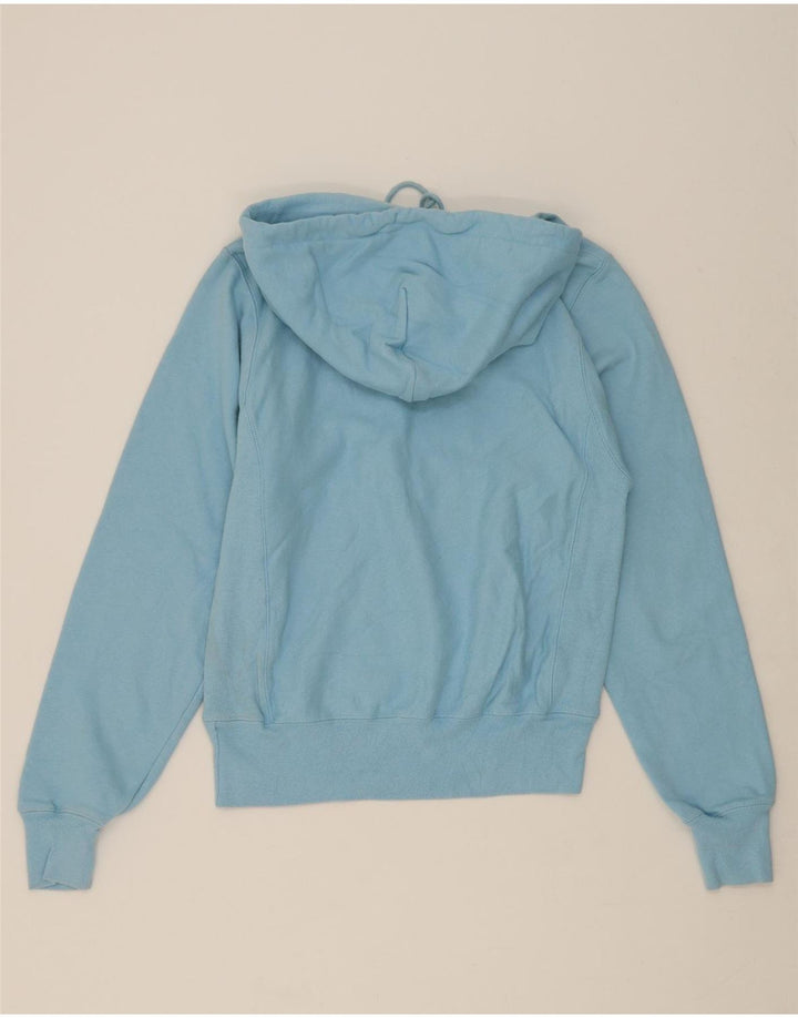 CHAMPION Mens Graphic Hoodie Jumper XS Blue Cotton Vintage Champion and Second-Hand Champion from Messina Hembry 