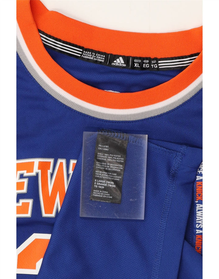 ADIDAS Masculino New York Knicks Graphic Vest Top XL Azul Poliéster