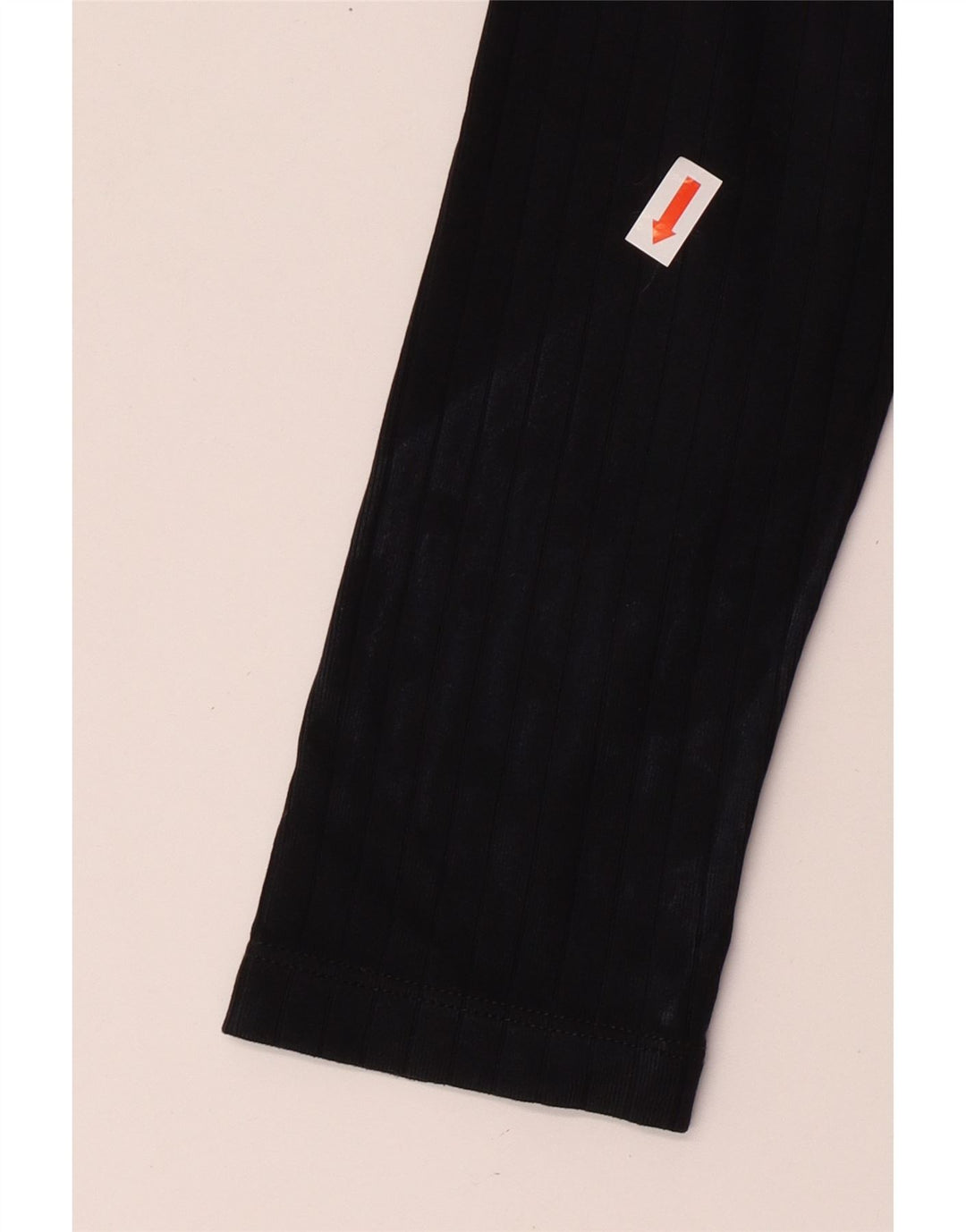 CALVIN KLEIN JEANS Top feminino manga comprida UK 12 médio azul marinho poliamida