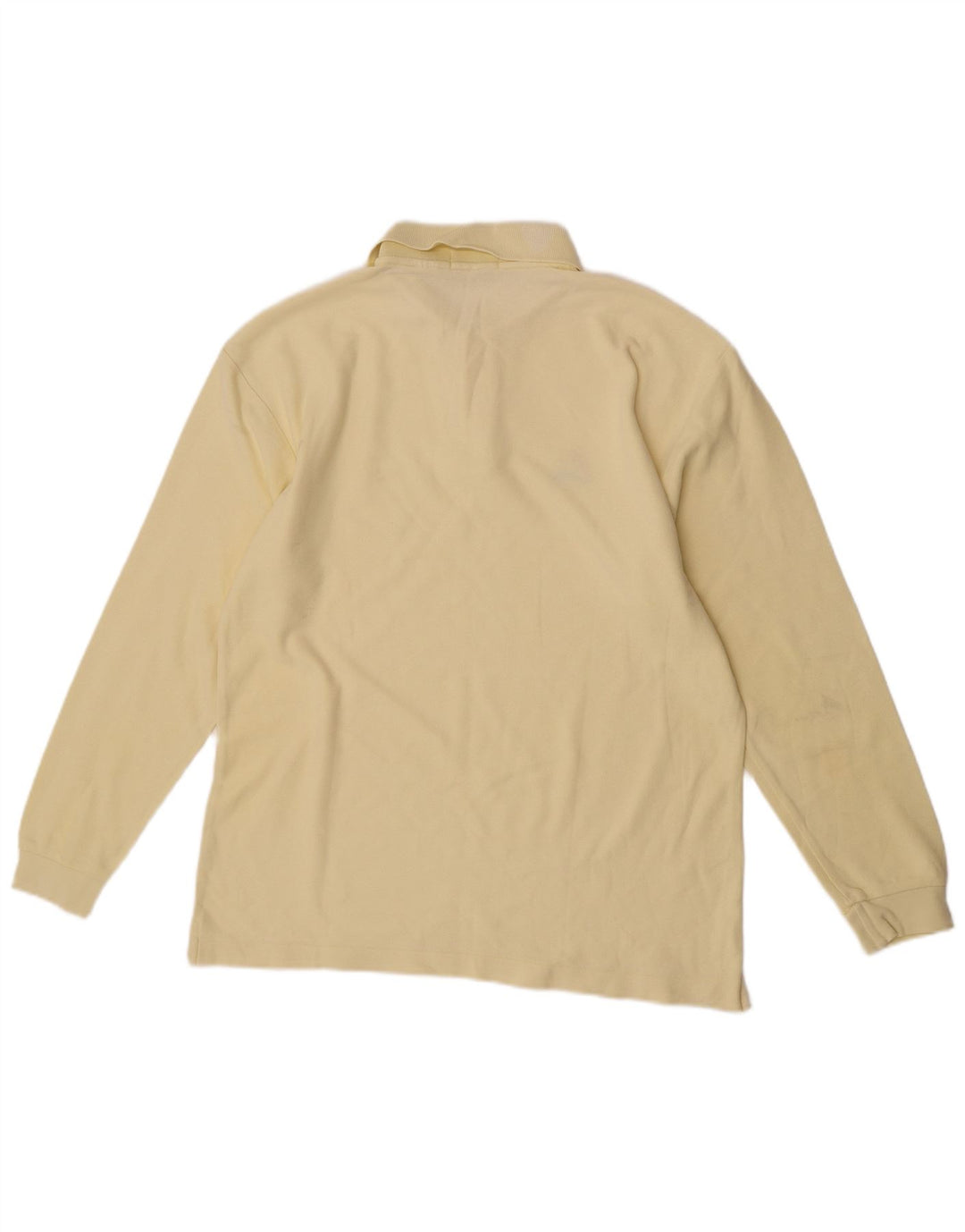 Camisa polo masculina Fila manga comprida IT 50 algodão amarelo médio
