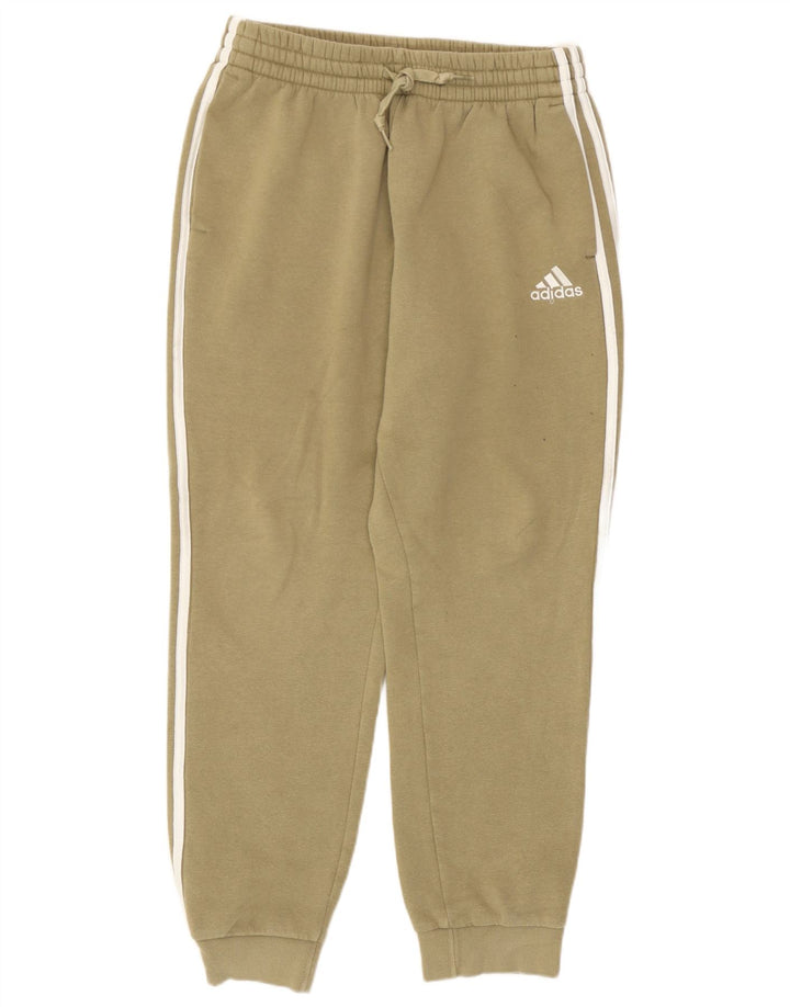 Adidas Mens Treino Calças Joggers Médio Algodão Cáqui