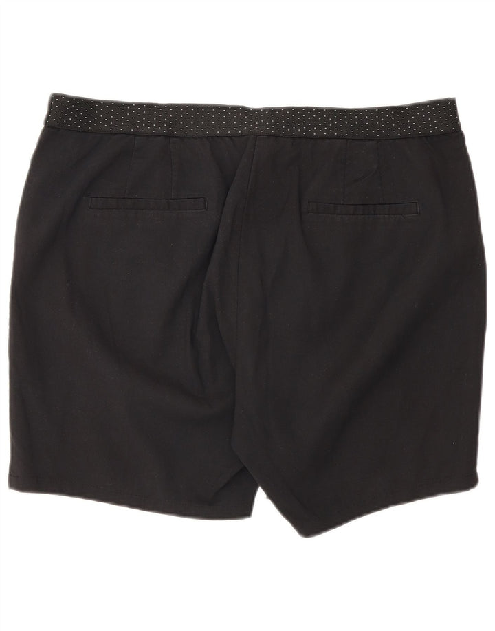 Zara Shorts Chino Feminino XL W32 Preto