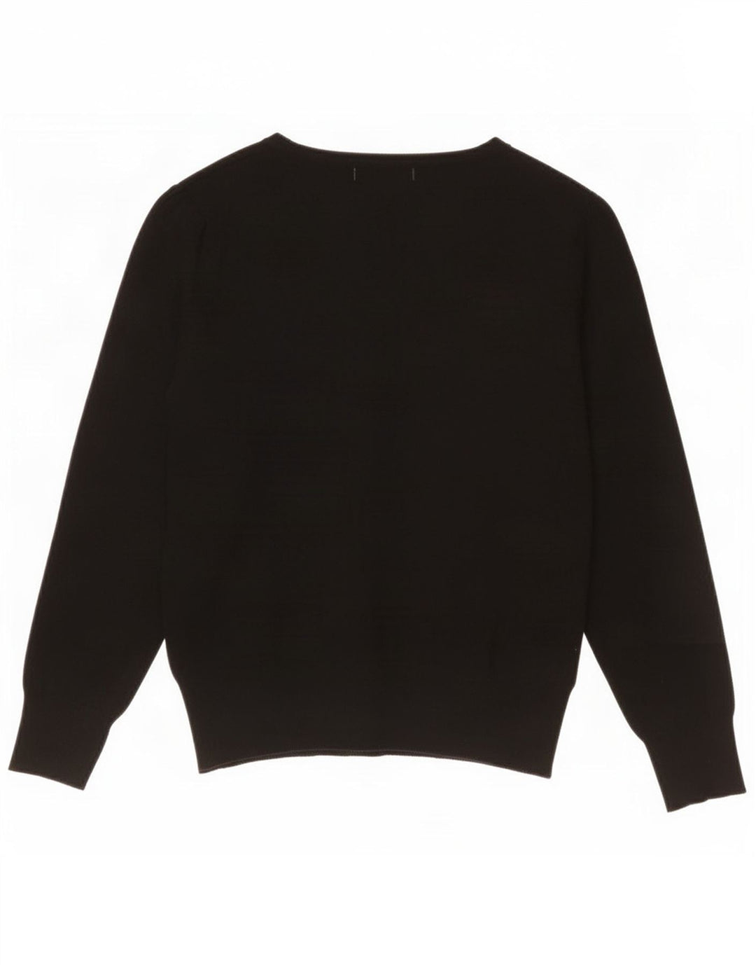 Suéter cardigã feminino Marks & Spencer Reino Unido 8 pequeno preto viscose