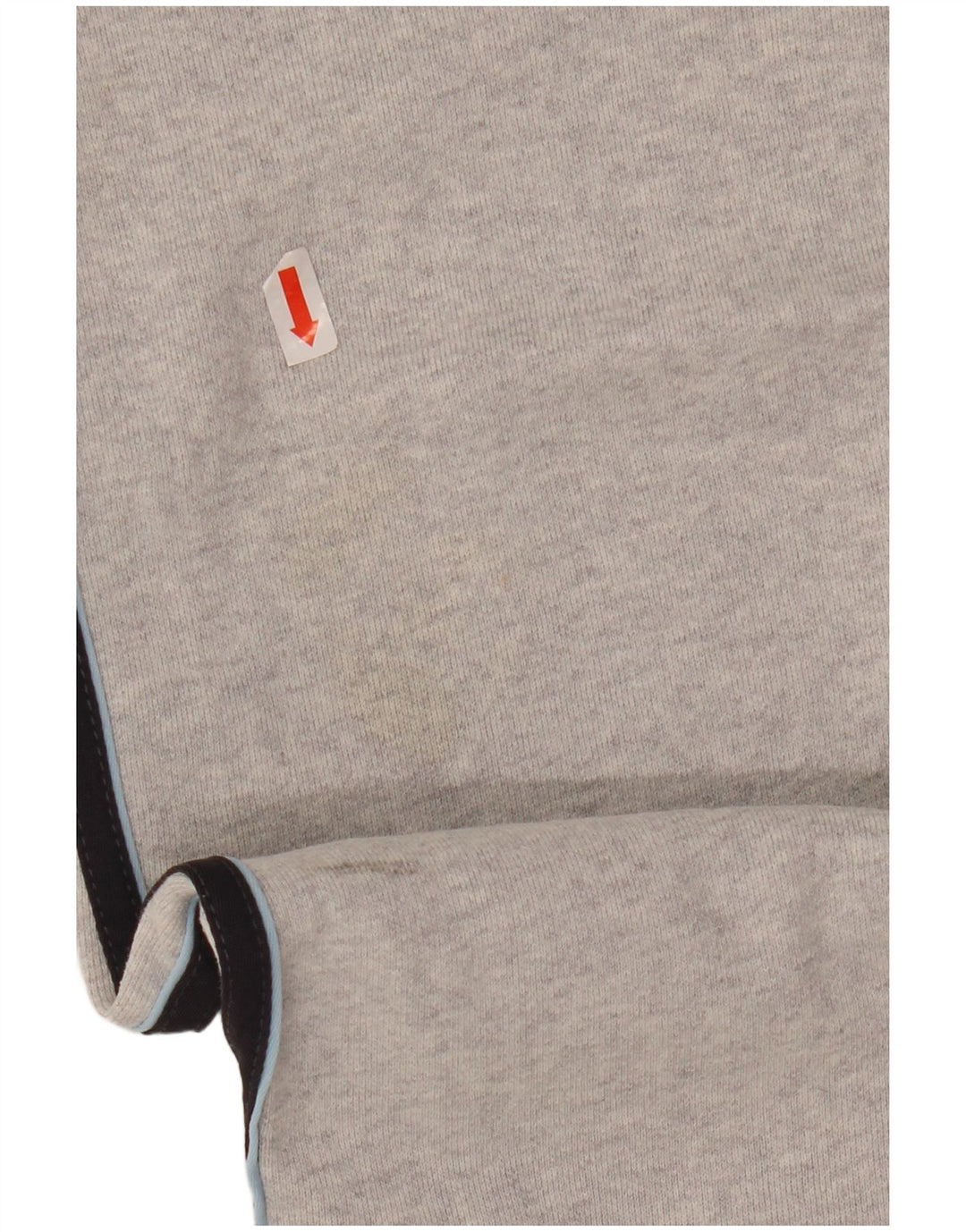 Calça de treino masculina ADIDAS UK 42/44 grande cinza algodão