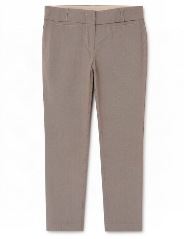 Calça cropped feminina Conte of Florence W29 L25 cinza risca de giz