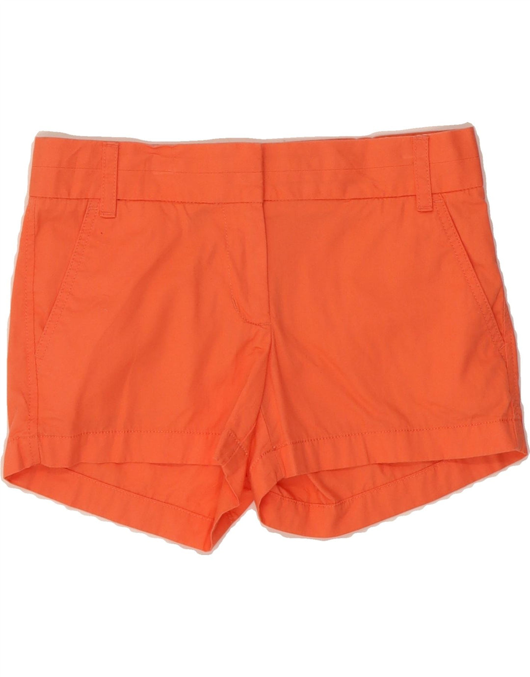 J. CREW Womens Chino Shorts US 0 XS W30 Orange Cotton Vintage J. Crew and Second-Hand J. Crew from Messina Hembry 