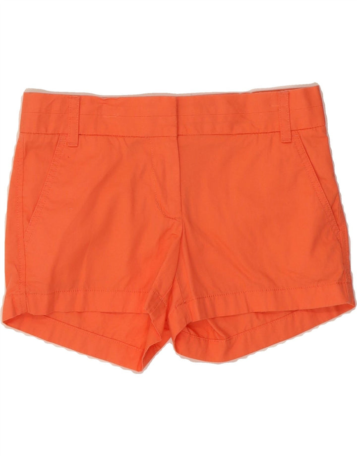J. CREW Womens Chino Shorts US 0 XS W30 Orange Cotton Vintage J. Crew and Second-Hand J. Crew from Messina Hembry 
