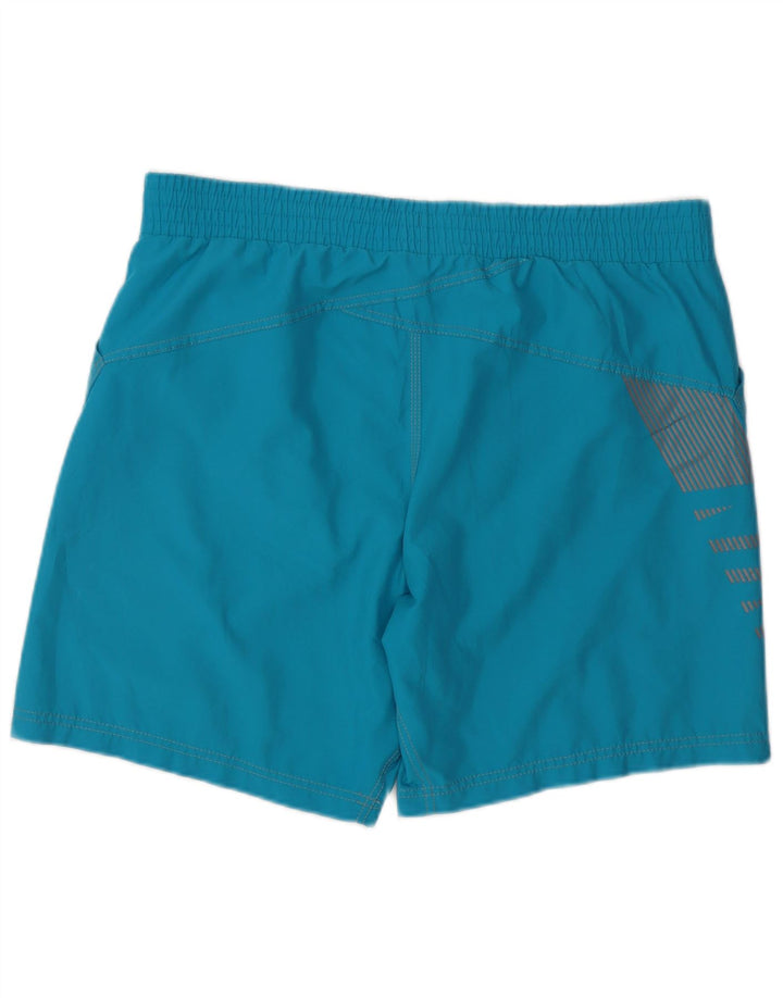 Shorts esportivos gráficos masculinos Nike grande azul poliéster