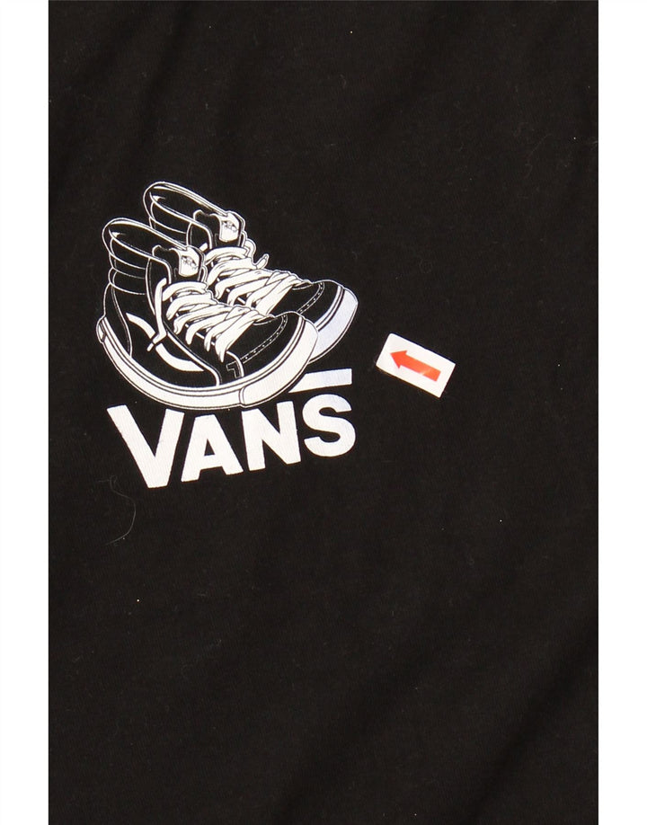 Camiseta masculina VANS Classic Fit Graphic Top XL de algodão preto