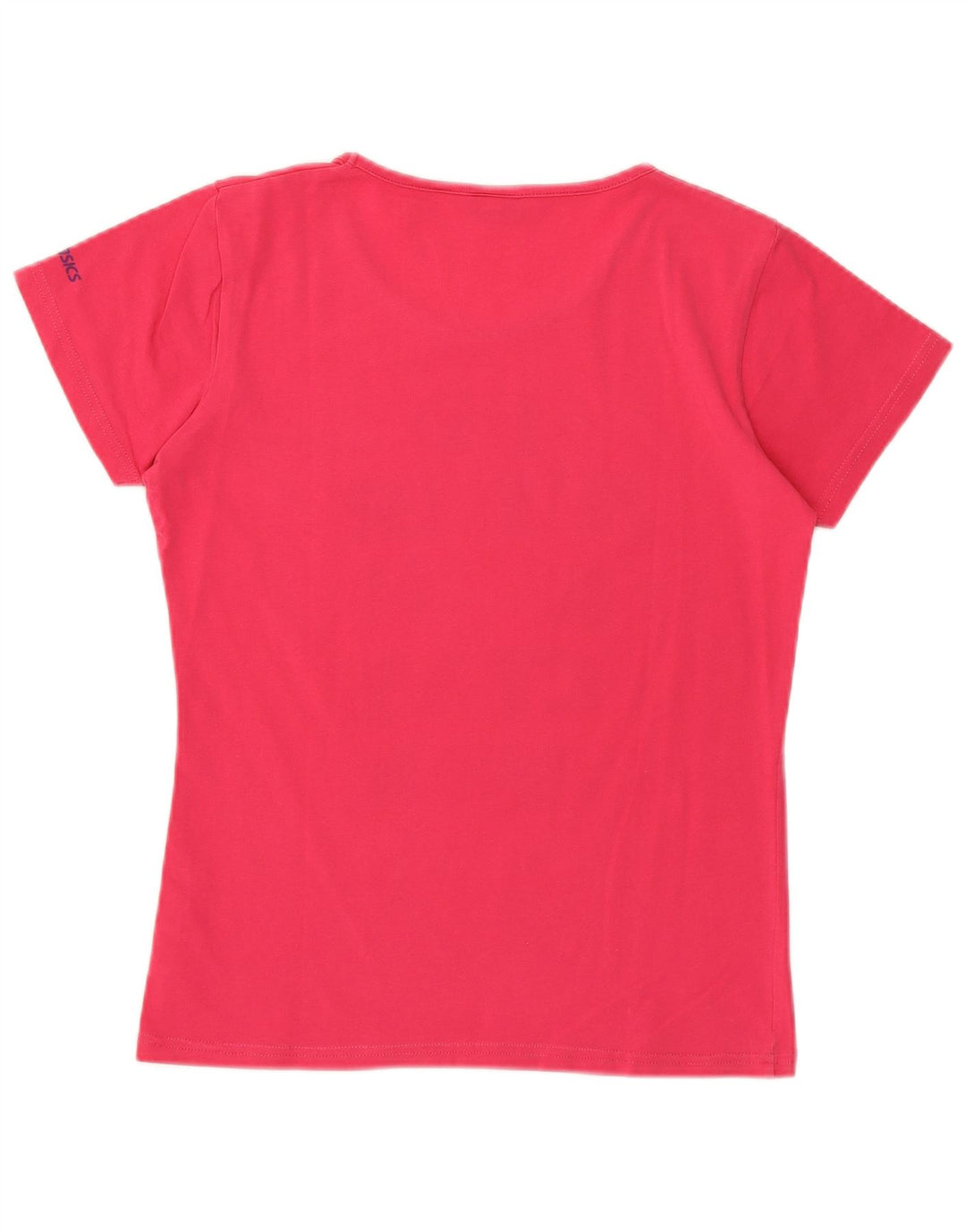 Camiseta feminina gráfica ASICS Top UK 12 algodão rosa médio
