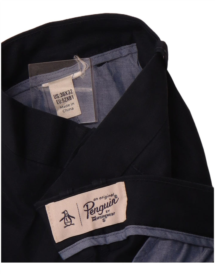 Calça chino slim masculina PENGUIN W36 L32 azul marinho