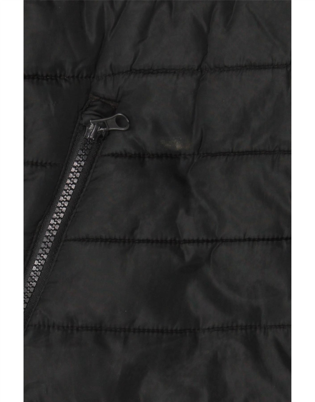 Colete acolchoado com capuz masculino Jack & Jones UK 36 pequeno poliéster preto
