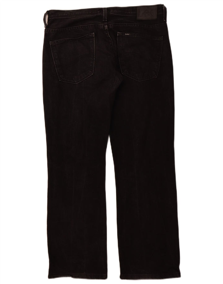 LEE Masculino Knox Straight Jeans W33 L28 Algodão Preto