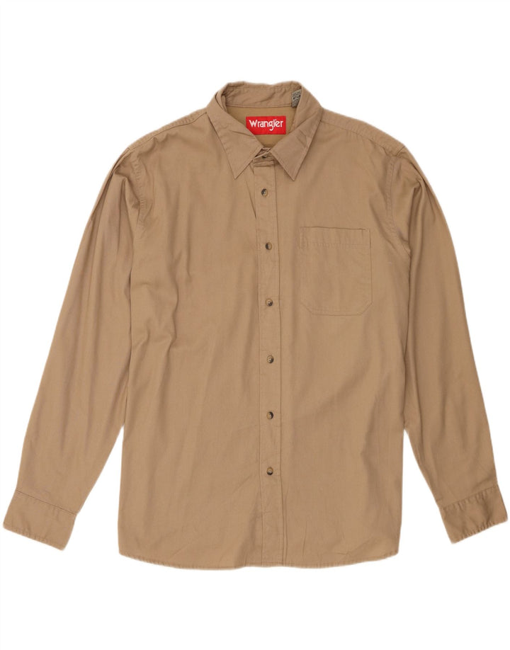 Camisa masculina Wrangler XL algodão bege