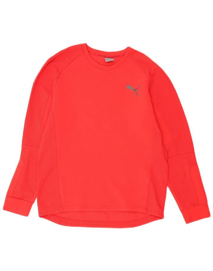 Puma moletom masculino jumper grande algodão vermelho