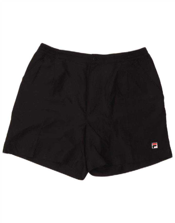 Fila Mens Chino Shorts Grande W32 Poliéster Preto