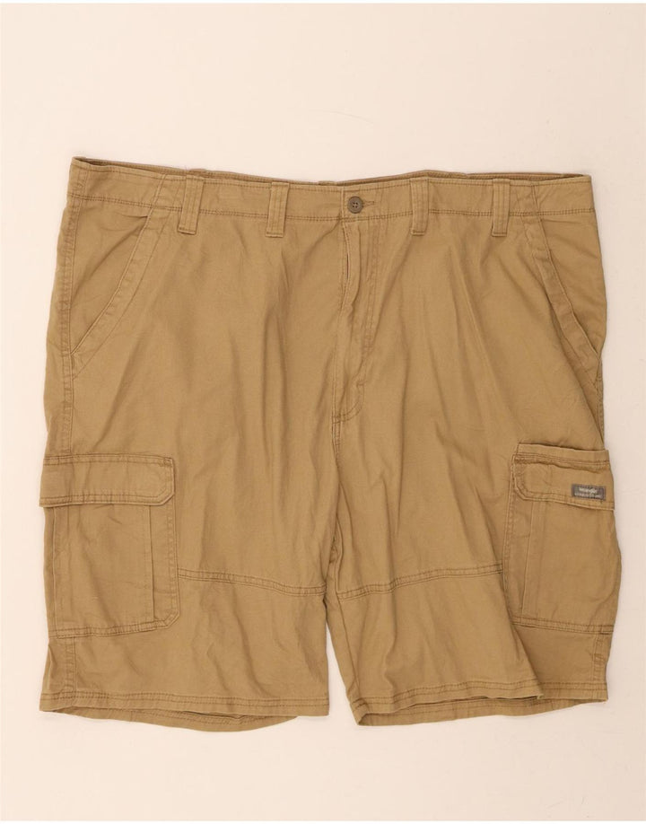 WRANGLER Mens Relaxed Fit Cargo Shorts W48 4XL Beige Cotton Vintage Wrangler and Second-Hand Wrangler from Messina Hembry 