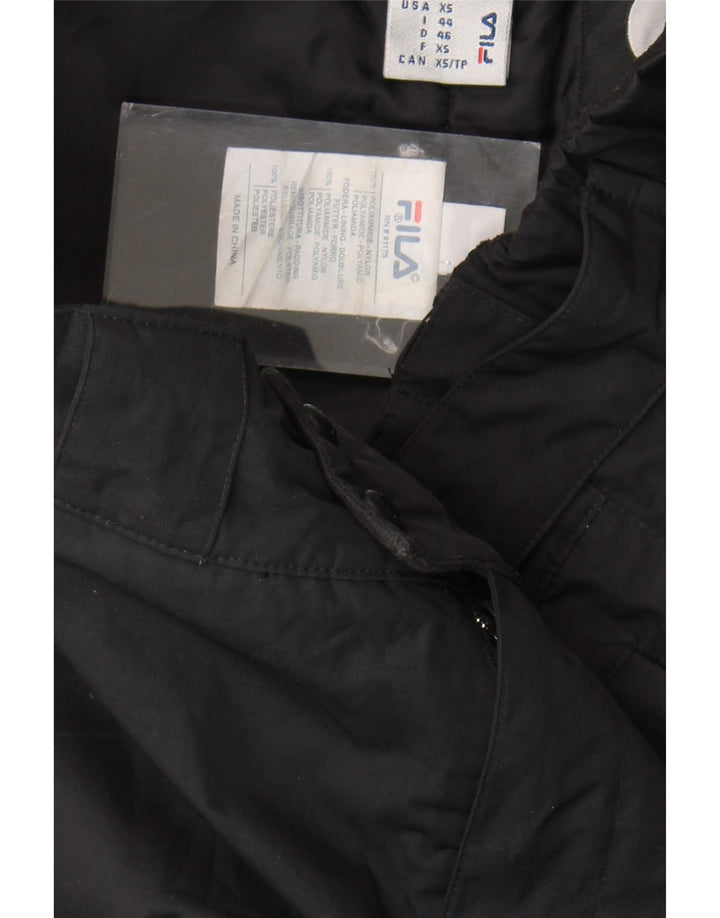 Fila Mens Calças De Esqui XS Preto Nylon