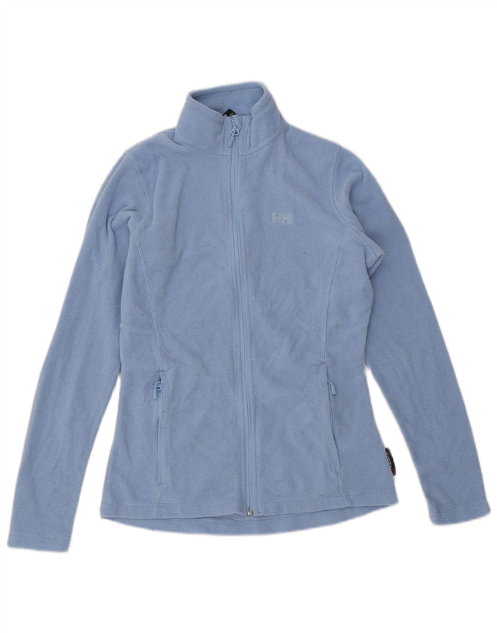 Jaqueta de lã feminina Helly Hansen UK 12 poliéster azul médio