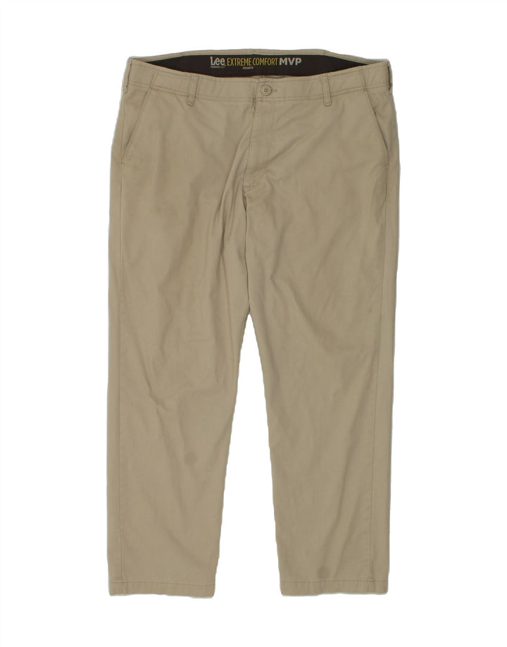 LEE Mens Straight Chino Trousers W40 L32 Beige Cotton Vintage Lee and Second-Hand Lee from Messina Hembry 