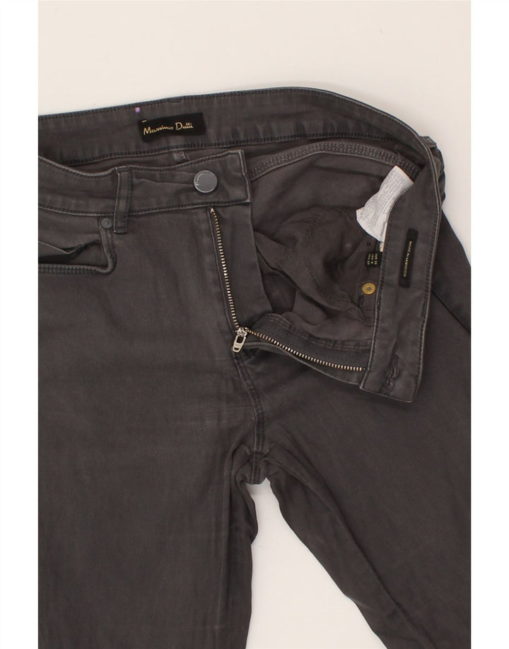 MASSIMO DUTTI Womens Skinny Casual Trousers EU 38 Medium W30 L29 Grey Vintage Massimo Dutti and Second-Hand Massimo Dutti from Messina Hembry 