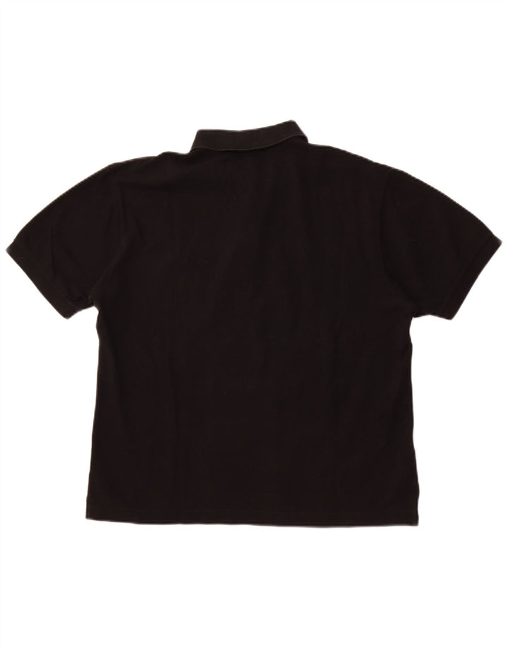 Camisa polo feminina Fred Perry UK 20 2XL algodão preto