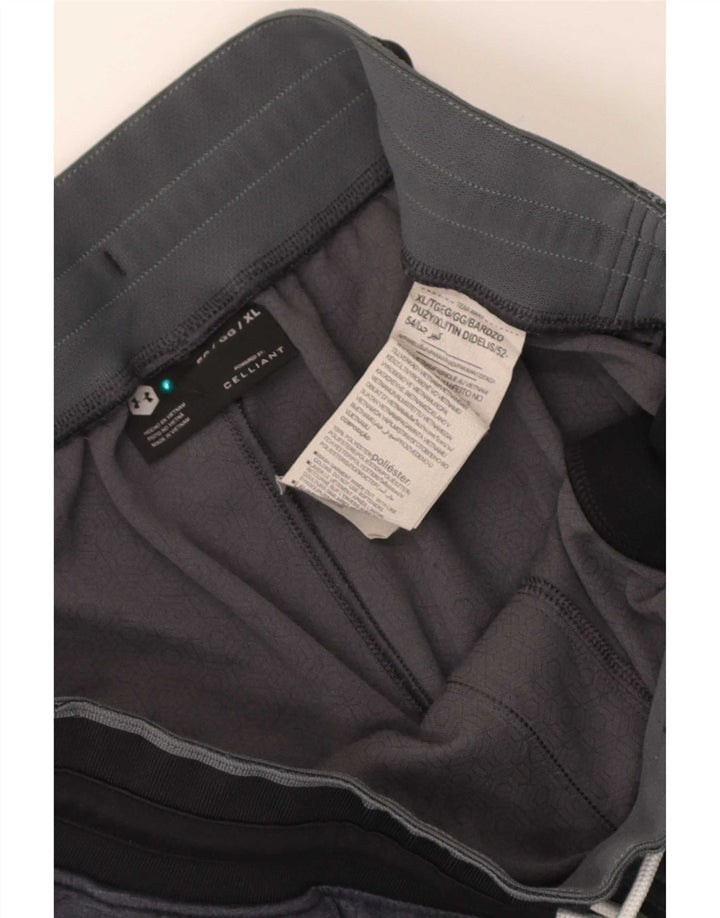 Under Armour Mens Graphic Sport Shorts XL Cinza Colourblock Poliéster