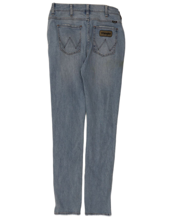 Wrangler Womens Strangler Skinny Jeans W30 L31 Azul Algodão