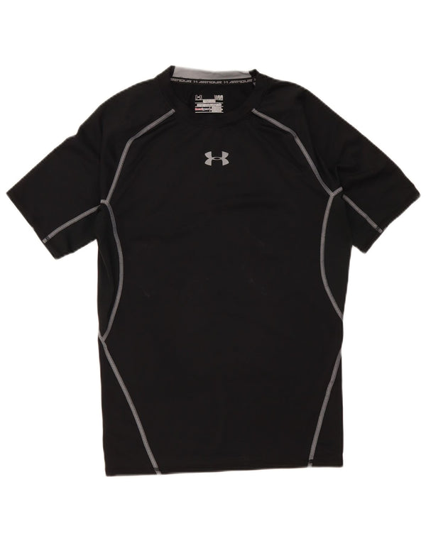 Camiseta masculina Under Armour Heat Gear Graphic grande preta