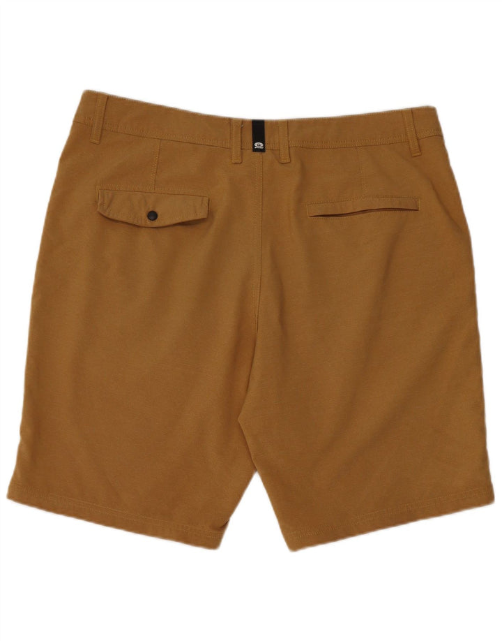 Animal Mens Chino Shorts W34 Grande Poliéster Bege
