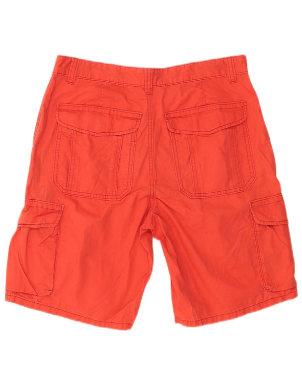 Shorts cargo masculino Marks & Spencer W32 médio algodão vermelho