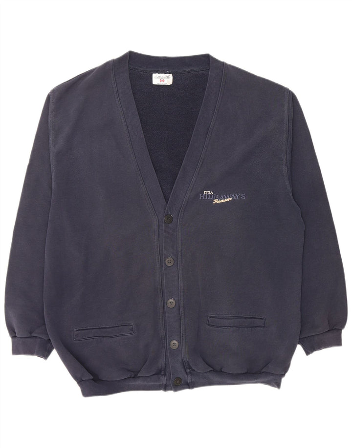 Suéter Cardigan Masculino Mazzonetto XL Azul Marinho