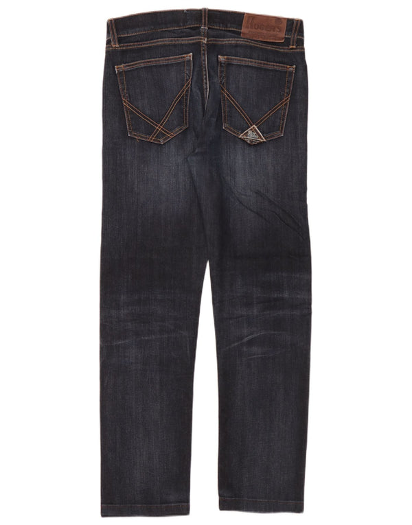 Roy Rogers Mens Slim Jeans W32 L30 Azul Marinho Algodão