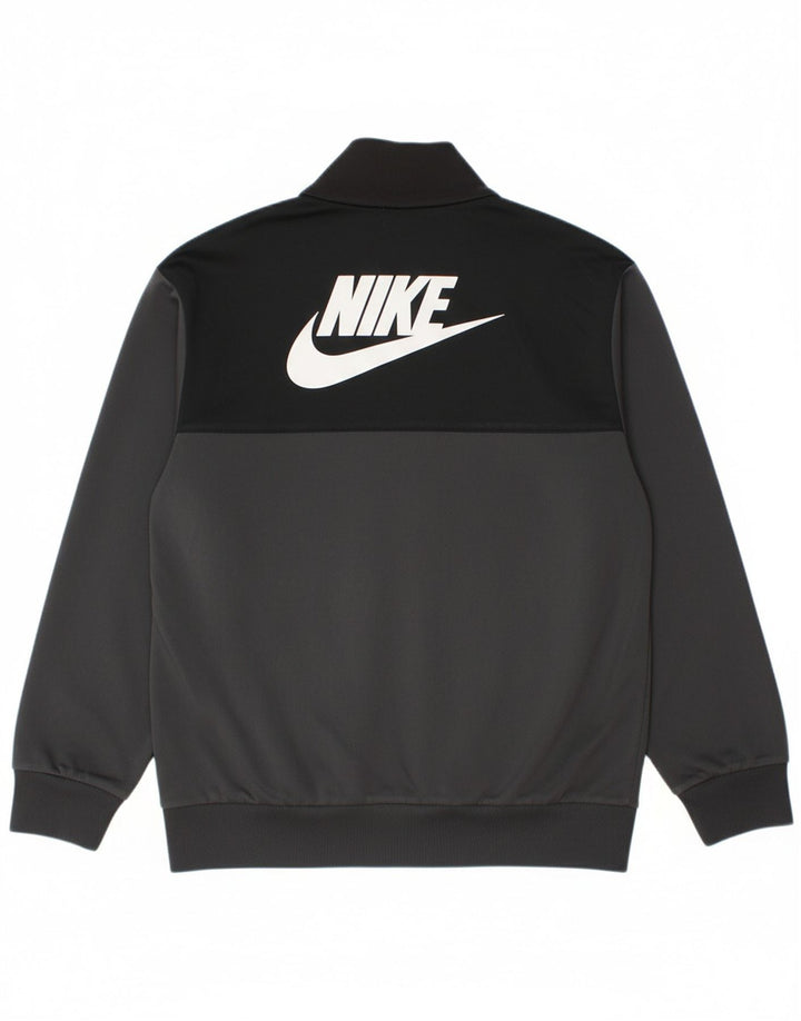 NIKE Boys Tracksuit Top Jacket 10-11 Anos Médio Multicolorido