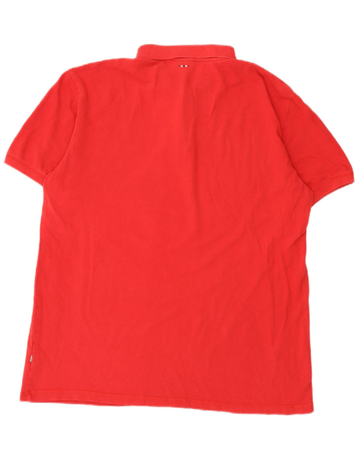 Camisa polo masculina Napapijri 2XL vermelha