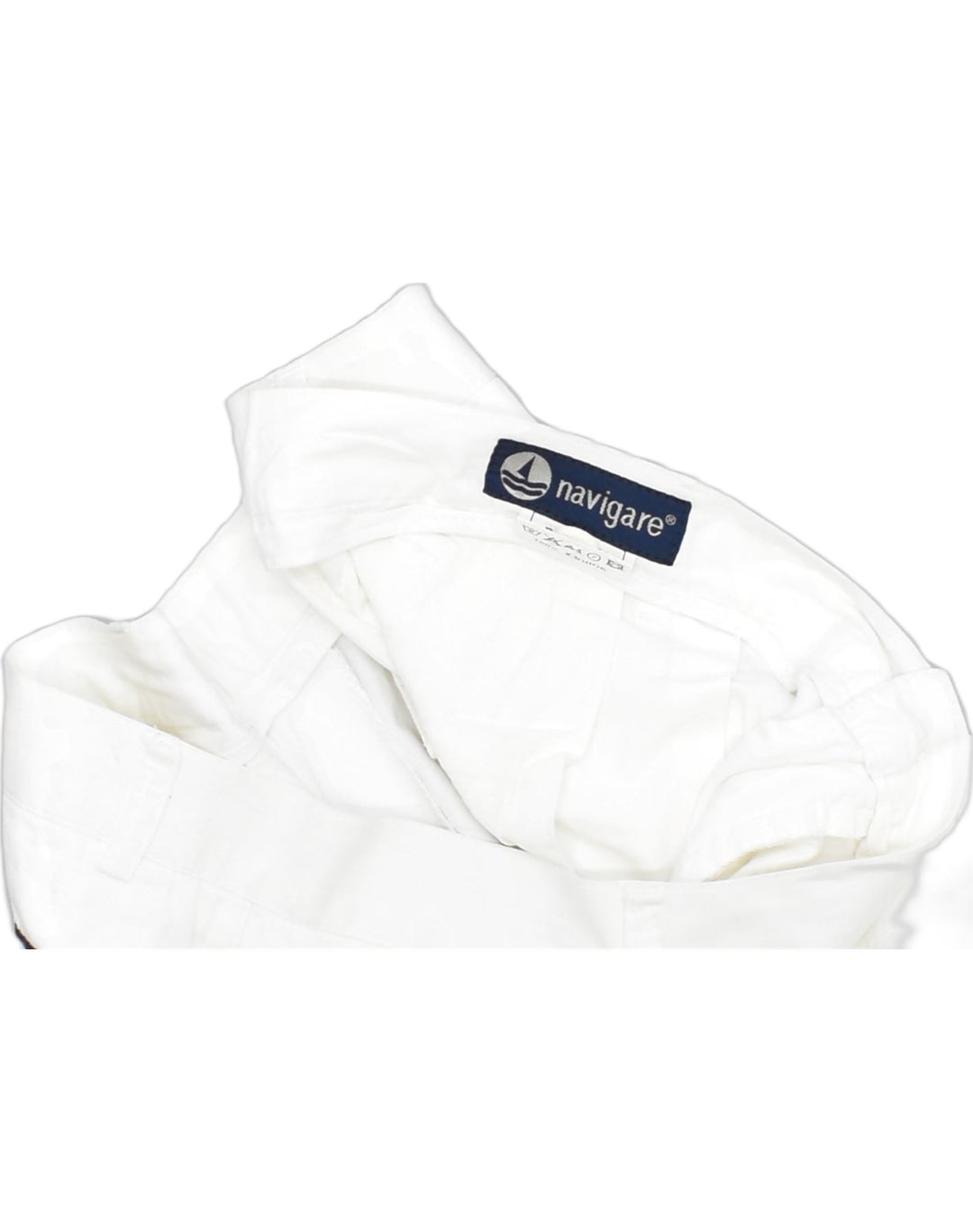 NAVIGARE Womens Chino Shorts W40 2XL White Cotton Classic | Vintage | Thrift | Second-Hand | Used Clothing | Messina Hembry 