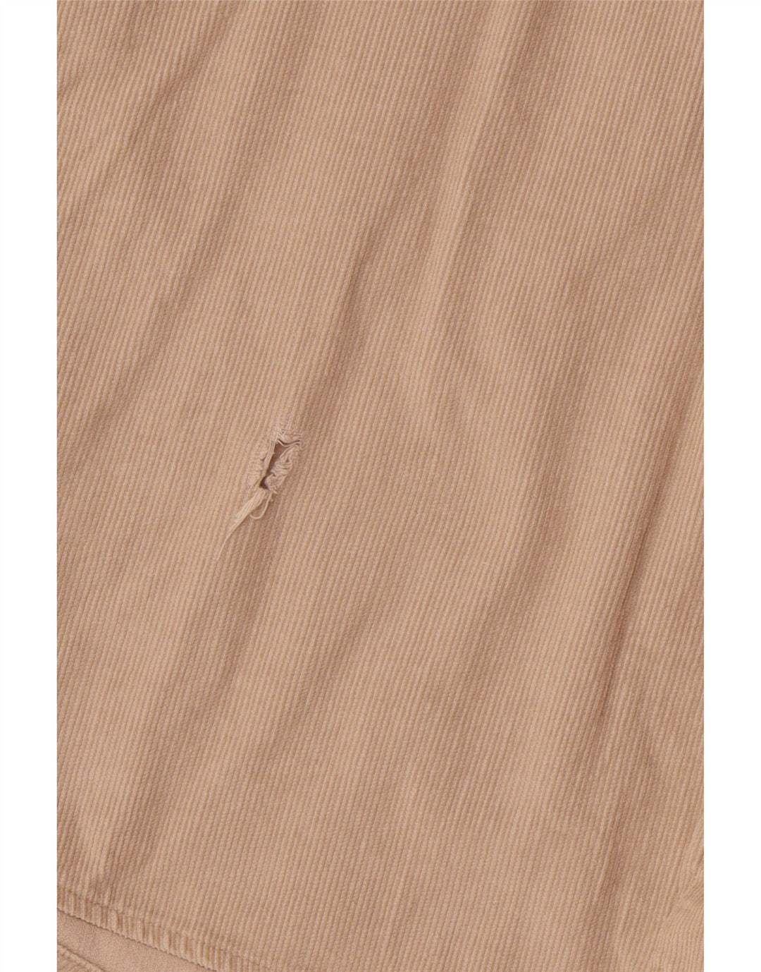 COTTON CLUB Camisa masculina de veludo cotelê grande algodão bege