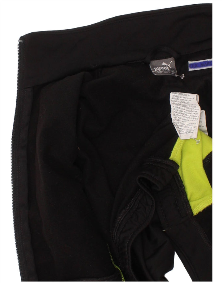 Jaqueta Puma Boys Graphic Tracksuit Top 7-8 Anos Preto Colorblock