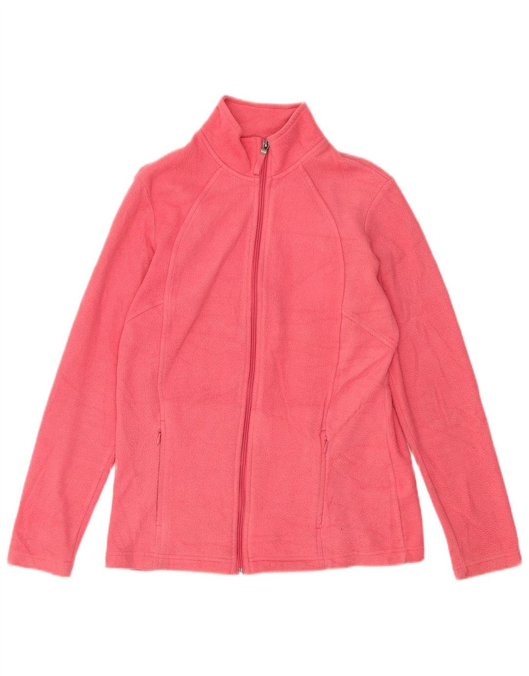 Jaqueta de lã feminina Marks & Spencer UK 10 poliéster rosa pequeno