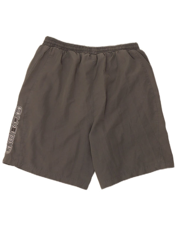 Umbro Mens Sport Shorts Grande Poliéster Cinza